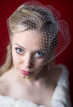 Basic Handcrafted Fly store Away Birdcage Netting Veil