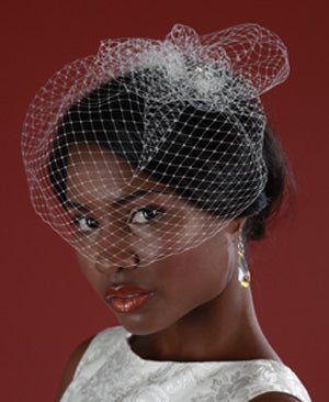 Mini birdcage veil bridal wedding
