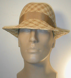 Center Crease Fedora with Grosgrain Band and Buckle