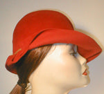 Load image into Gallery viewer, Velour Freeform Draped Fedora.